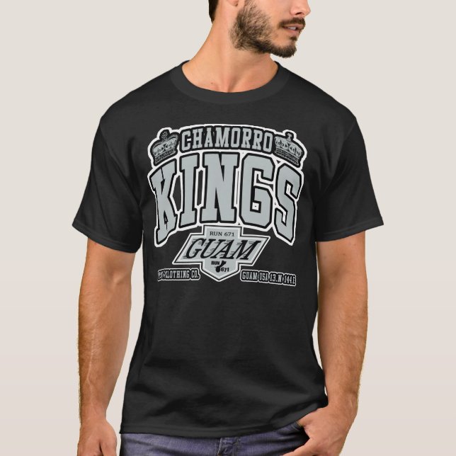 T-shirt COUREZ 671 rois de la GUAM Chamorro (Devant)