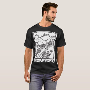 T-shirt Courez avec les aloses