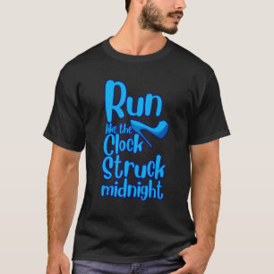T-shirt Courez Comme L'Horloge Frappée Minuit