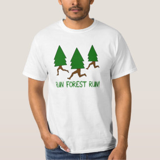 T-shirt Courez la course de forêt
