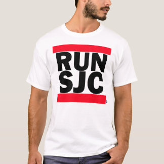 T-shirt COUREZ la pièce en t blanche de SJC