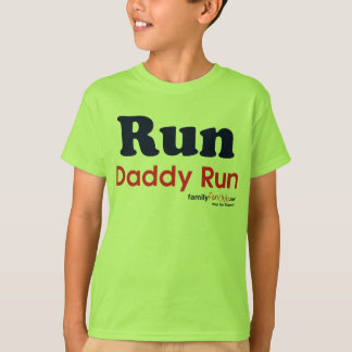 T-shirt Courez le papa couru - courez pour Sam