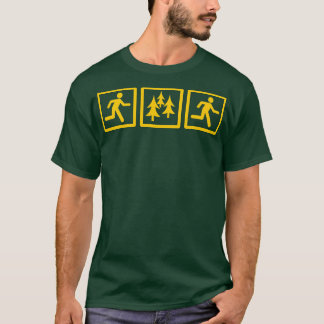 T-shirt Courez les hommes de course