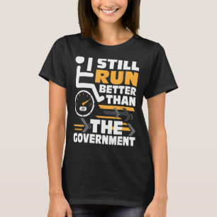 T-shirt Courez mieux que le gouvernement - Handicap en fau