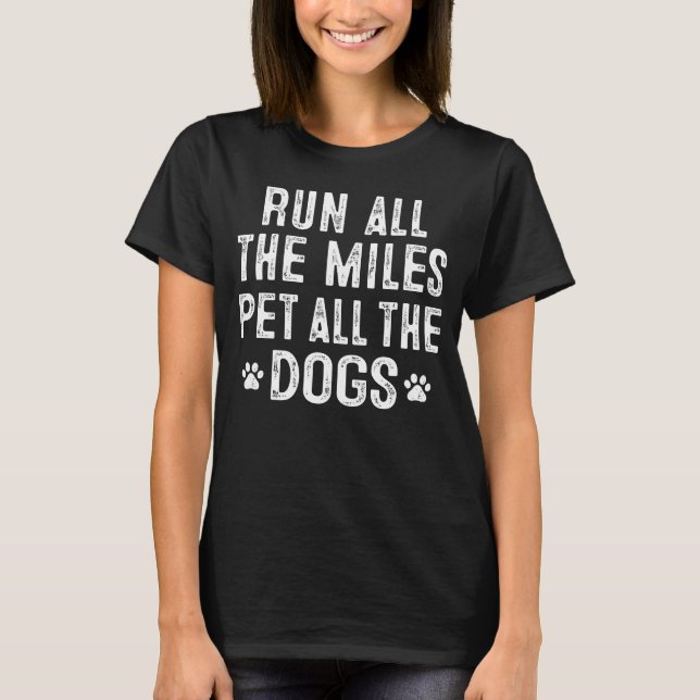 T-shirt Courez tous les milles choient tout l'amour (Devant)