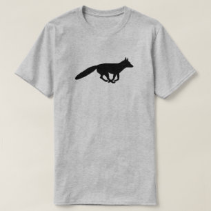 T-shirt Courir Fox Silhouette