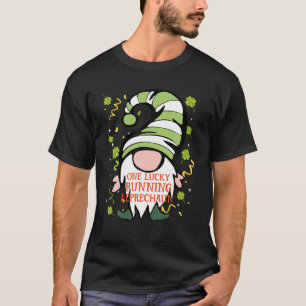 T-shirt Courir Funny St Patrick's Day Lucky Gnome Family