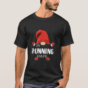 T-shirt Courir Gnome Matching Family Group Christmas Paja