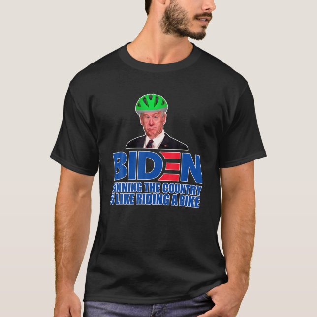 T-shirt Courir Le Pays, C'Est Comme Faire Du Vélo (Devant)