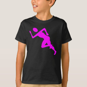 T-shirt Courir - Magenta