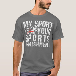 T-shirt Courir mon sport est votre punition sportive Athlè