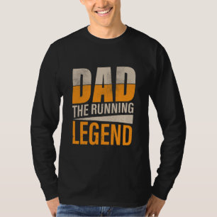 T-shirt Courir Papa Motivational Citation Coureur Papa Dr