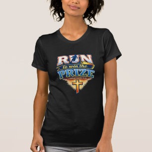 T-shirt « Courir pour gagner le prix »