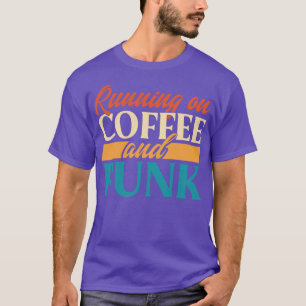 T-shirt Courir Sur Le Café Et Le Funk