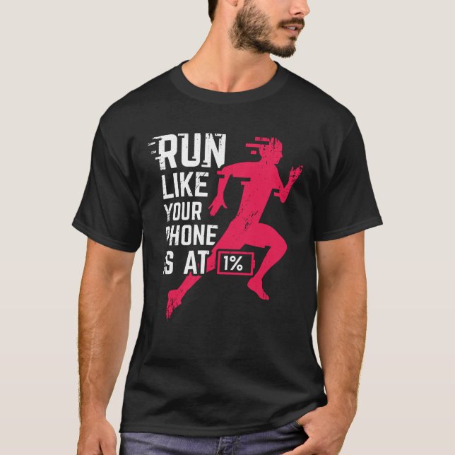 T-shirt Courir un cadeau Marathon Marathon (Devant)