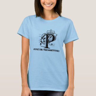 T-shirt couronne 11, P, myspace.com/princeakamcitysfinest