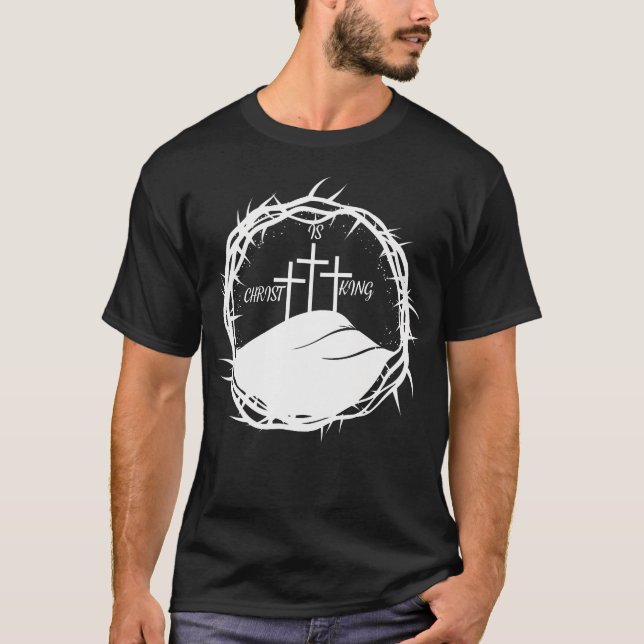 T-shirt Couronne chrétienne des épines Jésus chrétien - Ch (Devant)