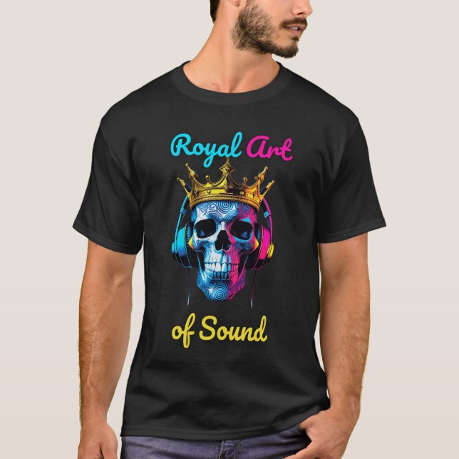 T-shirt "Couronné dans le son" (Devant)