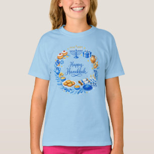 T-shirt Couronne de Hanukkah joyeuse