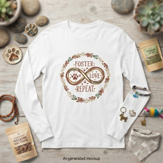 T-shirt Couronne de l'amour infini pour maman de chien