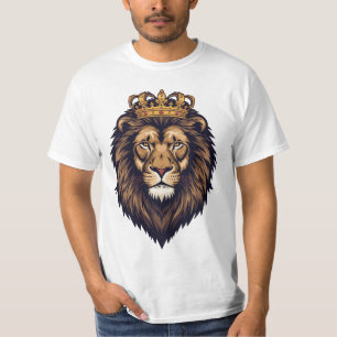 T-shirt Couronne de lion royal Emblème
