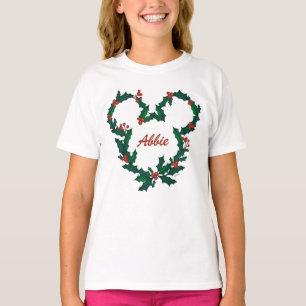 T-shirt Couronne de Noël de Mickey Mouse