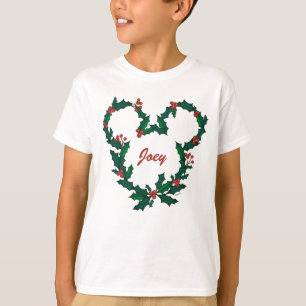 T-shirt Couronne de Noël de Mickey Mouse