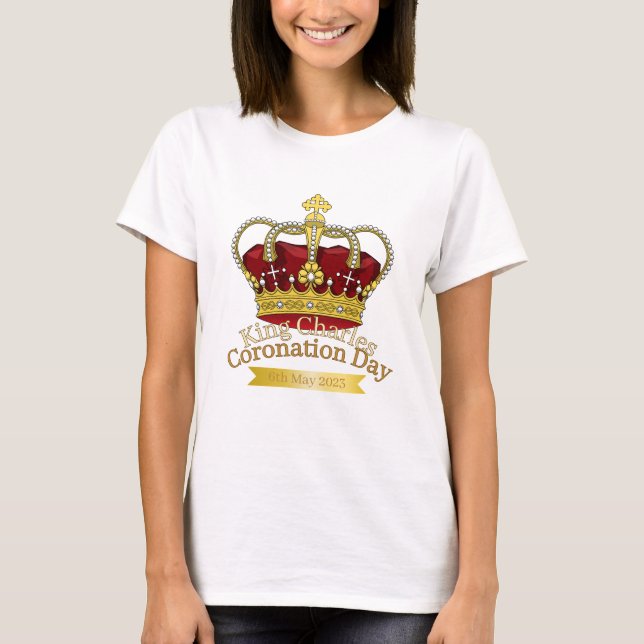 T-shirt Couronne du jour du couronnement (Devant)