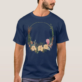 T-shirt Couronne florale de mariage I Bouquet de mariée st