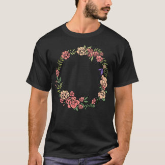 T-shirt Couronne florale de mariage I Bouquet de mariée st