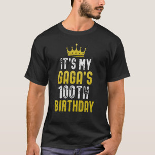 T-shirt Couronne jaune 100e Anniversaire pour GAGA De peti