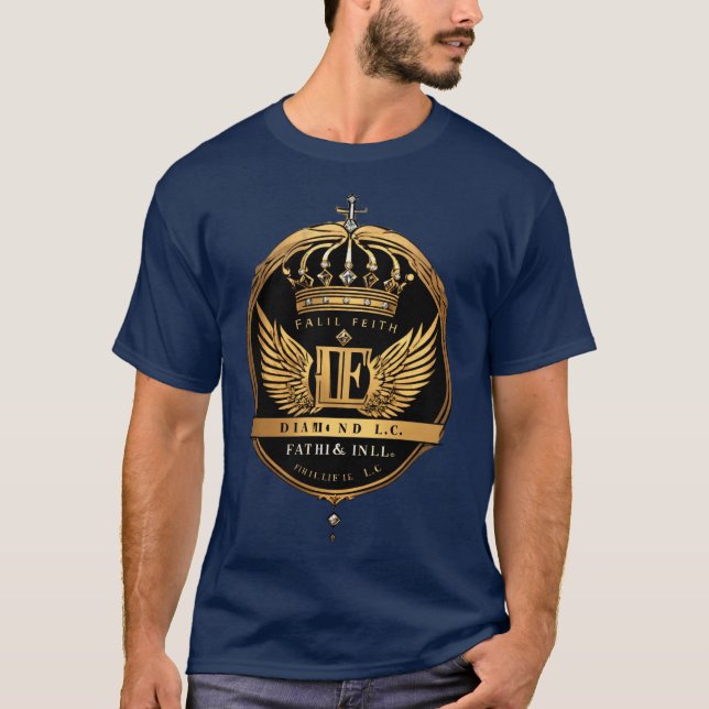 T-shirt couronne majestueuse (Devant)