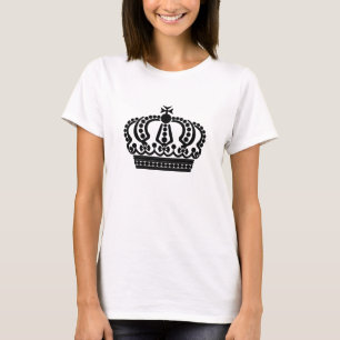 T-shirt couronne noire