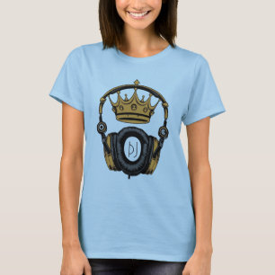 T-shirt Couronné par son : Les casques DJ au pouvoir de la