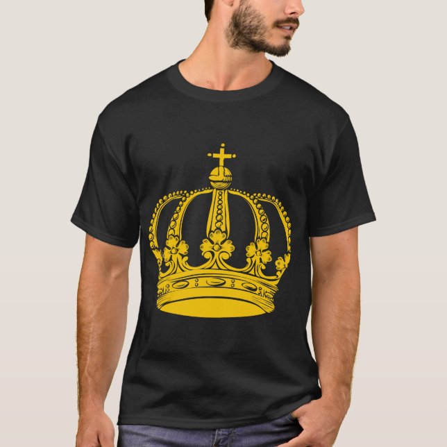 T-shirt Couronne royale 02 - Ambre (Devant)