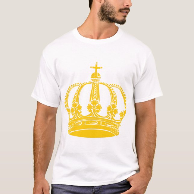 T-shirt Couronne royale 02 - Ambre (Devant)