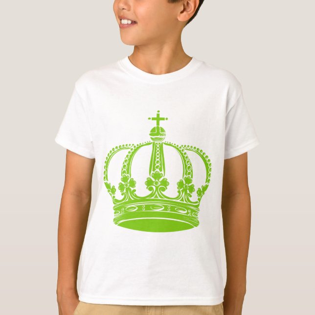T-shirt Couronne royale 02 - Martian Green (Devant)