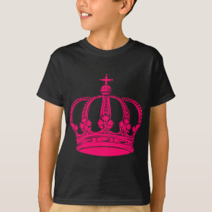 T-shirt Couronne royale 02 - Neon Red