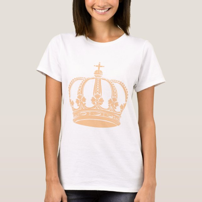 T-shirt Couronne royale 02 - Sable (Devant)