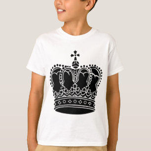 T-shirt Couronne royale - Noir