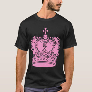 T-shirt Couronne Royale - Rose