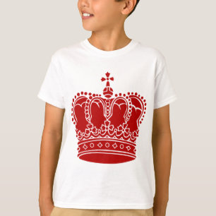 T-shirt Couronne royale - Ruby Red