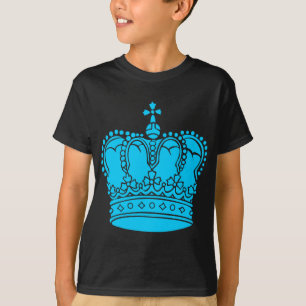 T-shirt Couronne royale - Sky