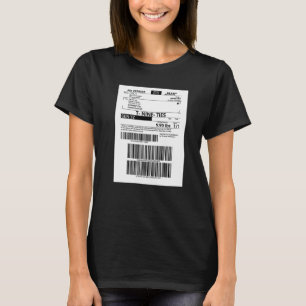 T-shirt Courrier Des Années 90 Postage Quatre-vingts Anniv