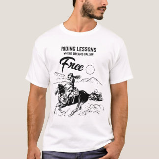 T-shirt Cours d'équitation