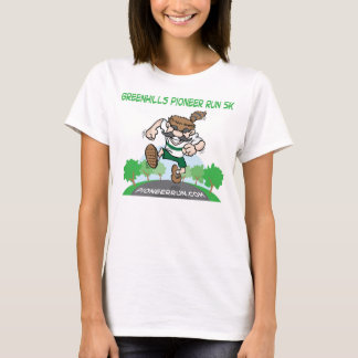 T-shirt Course 5K - tissu de pionnier de la représentation