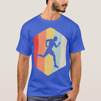 T-shirt Course à la course rhombus cadeau rétro