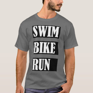 T-shirt Course à vélo de natation Triathlon 7