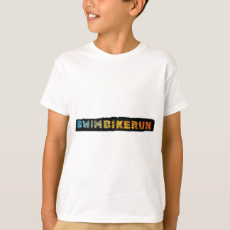 T-shirt Course à vélo de natation, Triathlon design cool