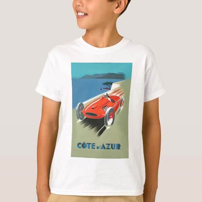 T-shirt Course automatique vintage (Devant)